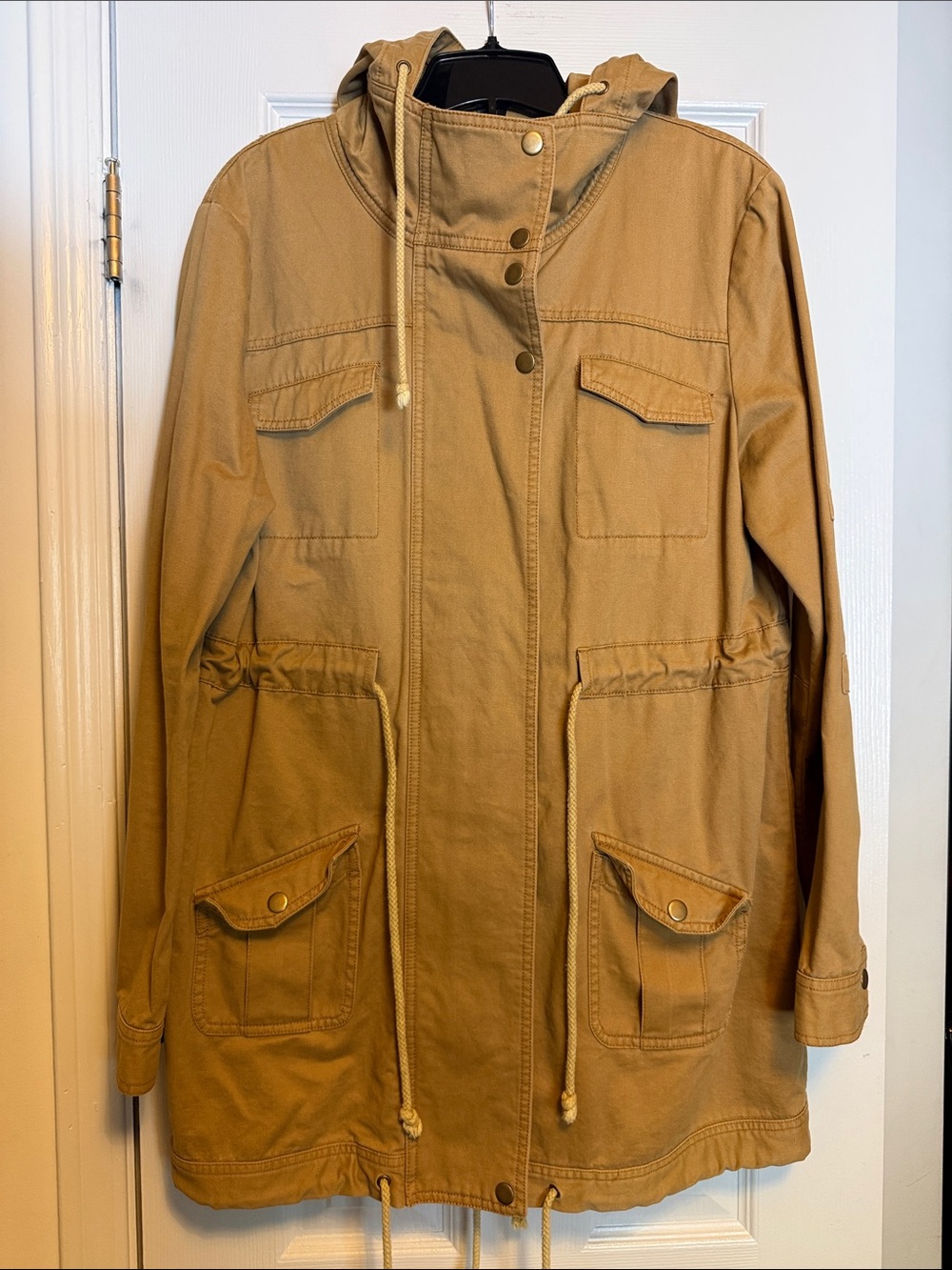 Somedays Lovin Tan Hooded Utility Jacket